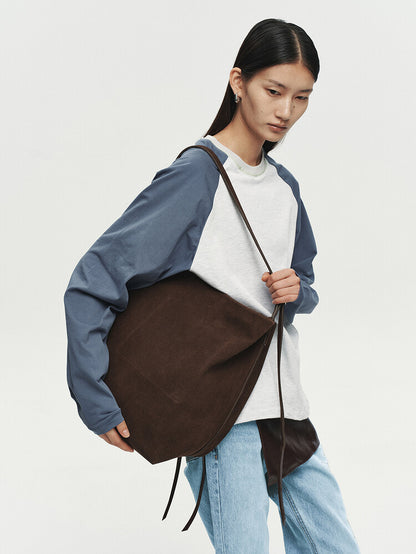 麂皮托特包（ 咖啡 ）