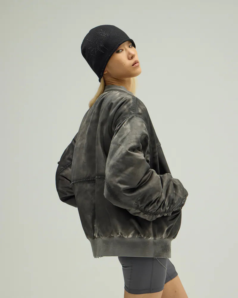 Star Rhinestone Beanie 星星鑽毛帽（黑）