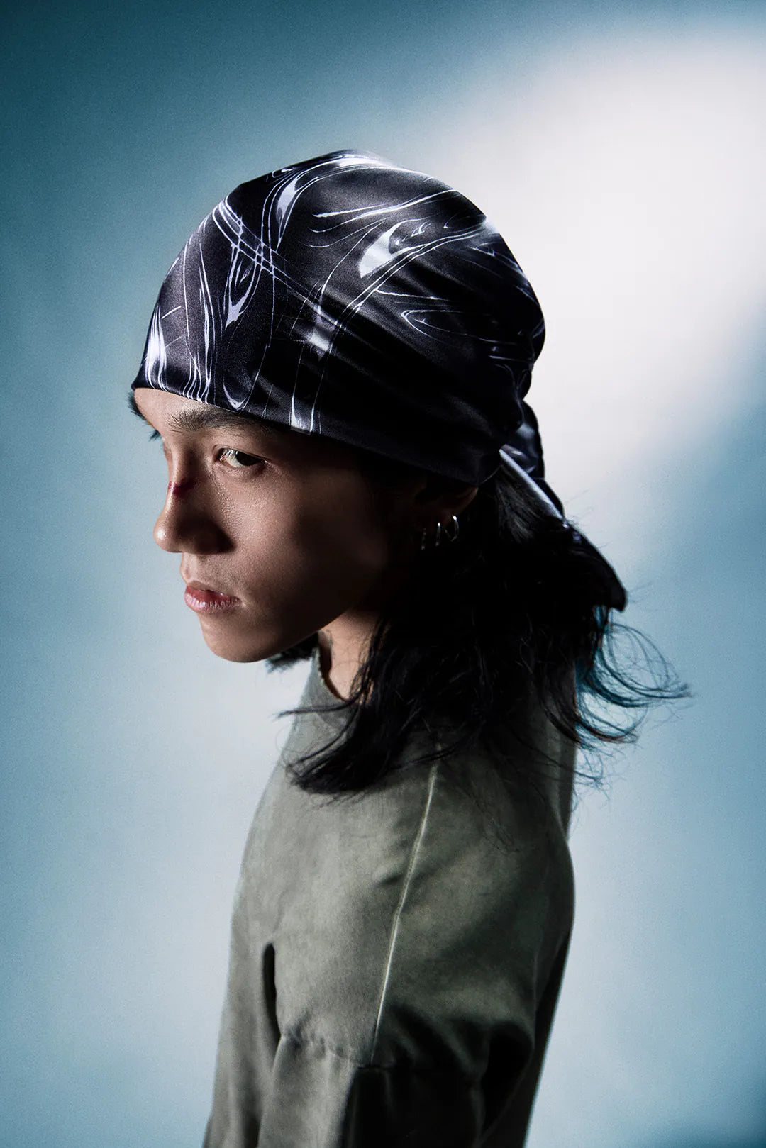 Opto-Tunnel Bandana-絲巾（黑）